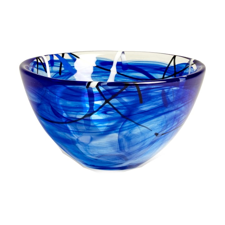Contrast bowl 160 mm, Blue Kosta Boda