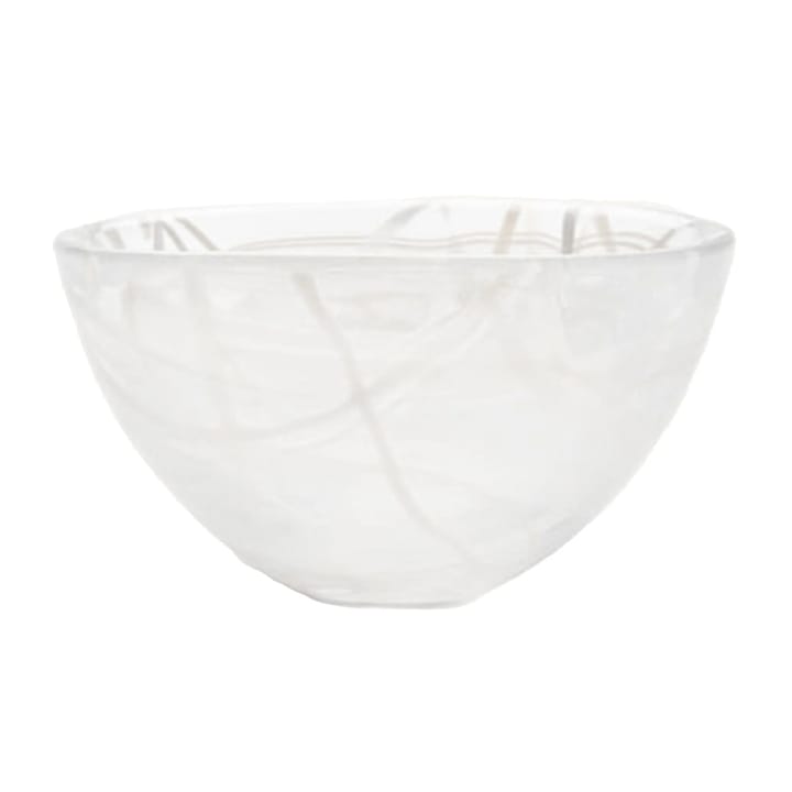 Contrast bowl 160 mm, White-white Kosta Boda