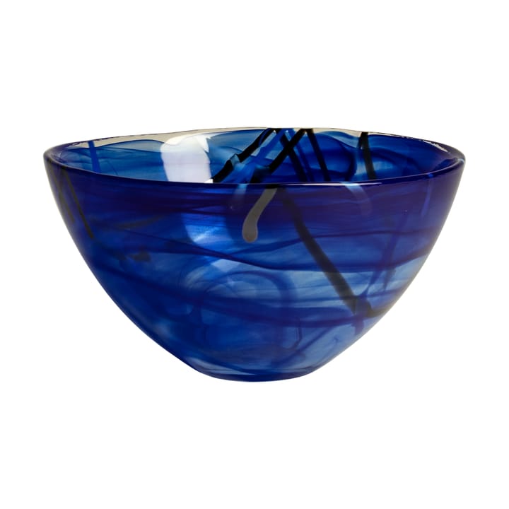 Contrast bowl 230 mm, Blue Kosta Boda