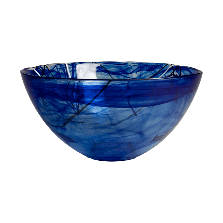 Contrast bowl 350 mm, Blue Kosta Boda