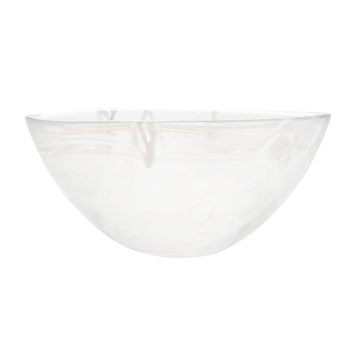 Contrast bowl 350 mm, White-white Kosta Boda