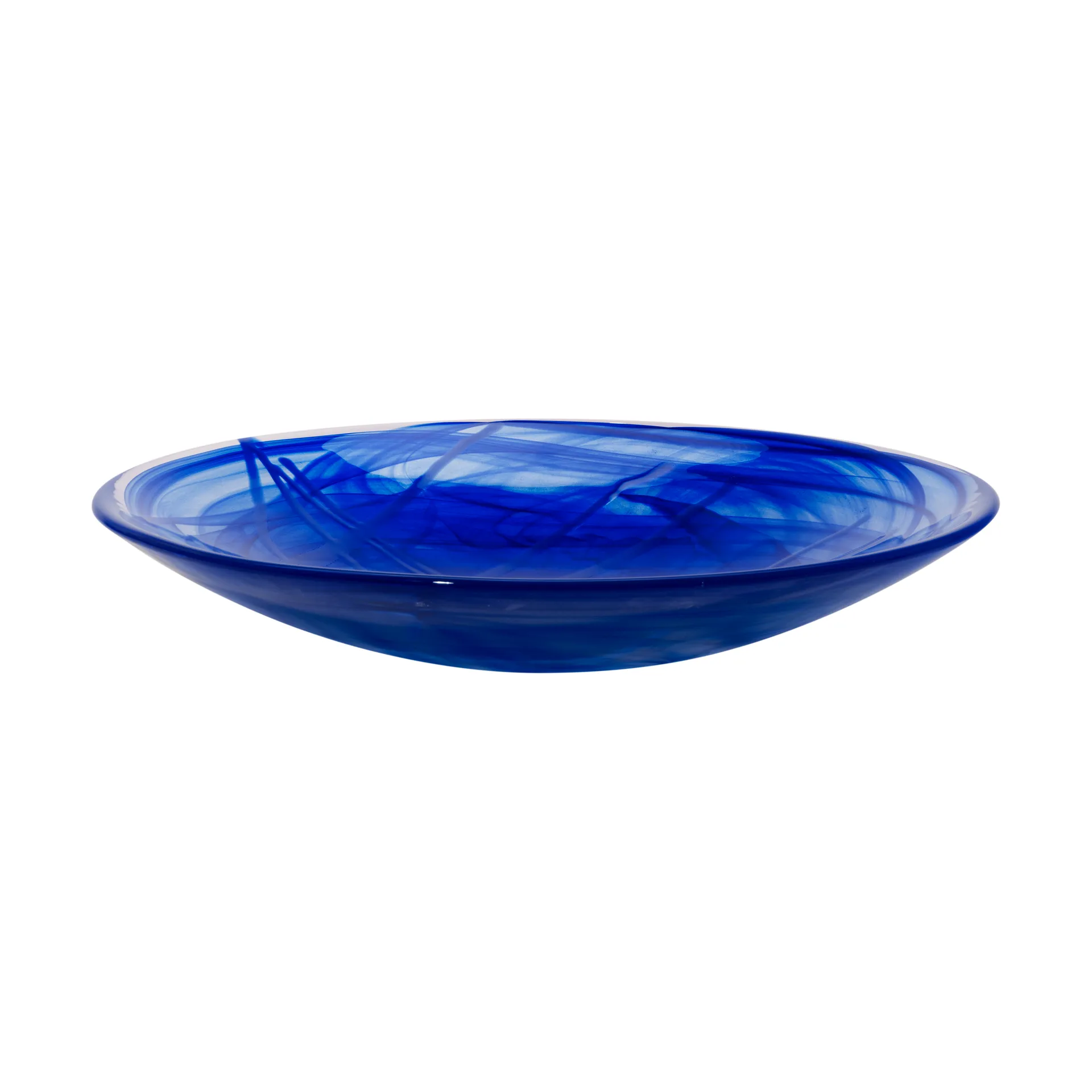 Contrast saucer 380 mm, Blue-blue Kosta Boda
