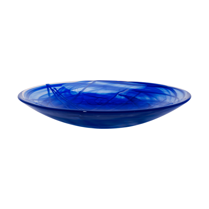 Contrast saucer 380 mm, Blue-blue Kosta Boda