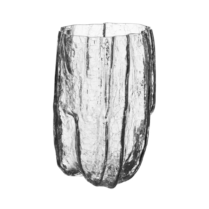 Crackle vase 270 mm, clear Kosta Boda