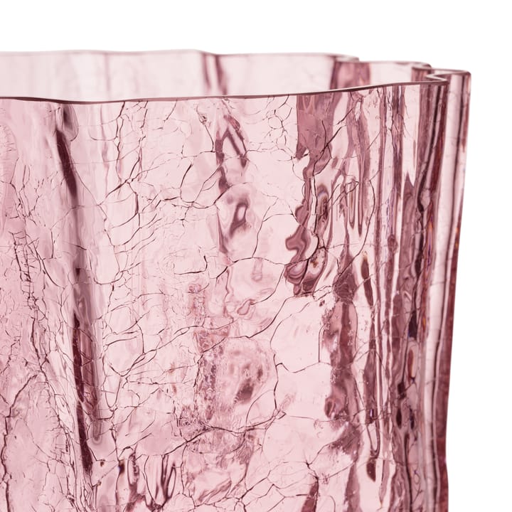 Crackle vase 270 mm, Pink Kosta Boda