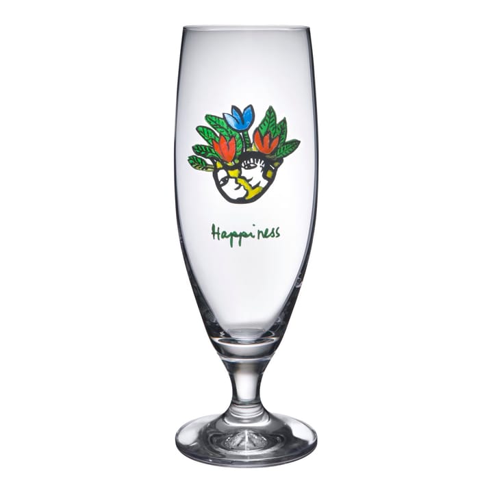 Friendship beer glass 50 cl - happiness - Kosta Boda