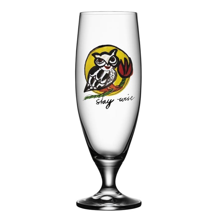 Friendship beer glass 50 cl, stay wise Kosta Boda