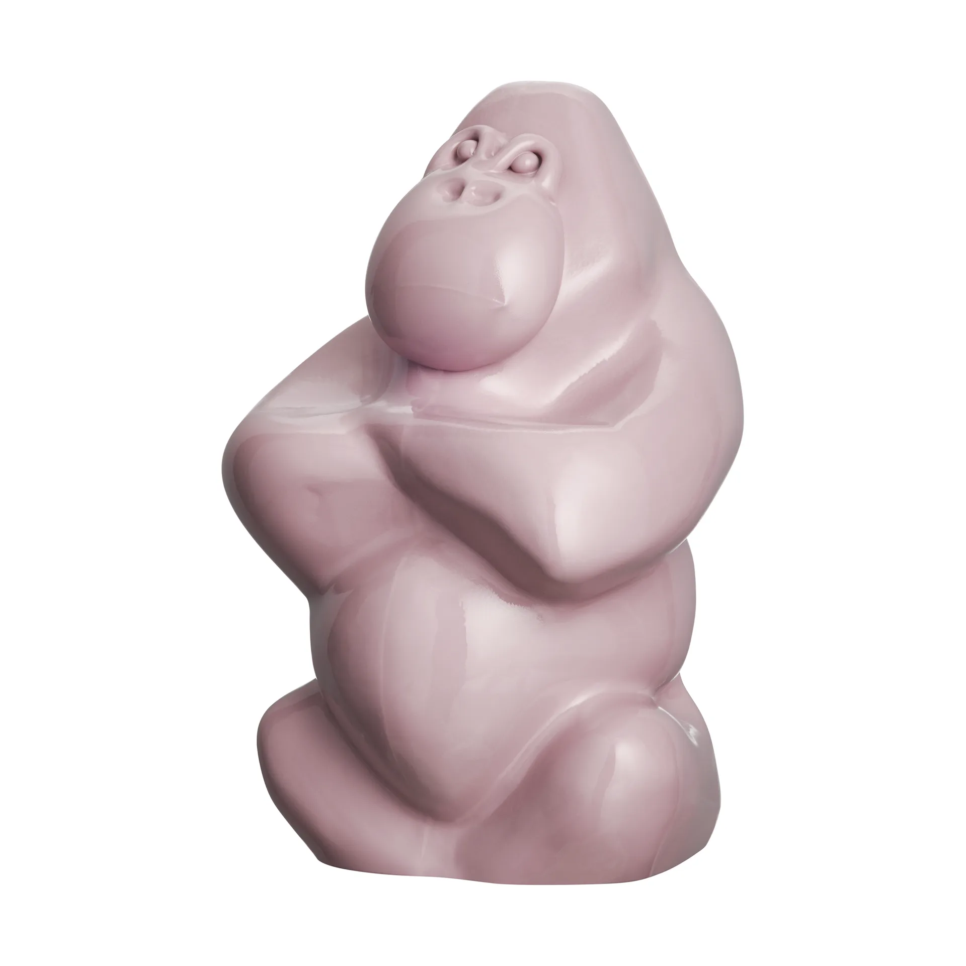 Gabba Gabba Hey sculpture 305 mm, Powder pink Kosta Boda