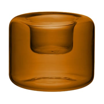 Happy candle holder 3 pieces - Amber - Kosta Boda