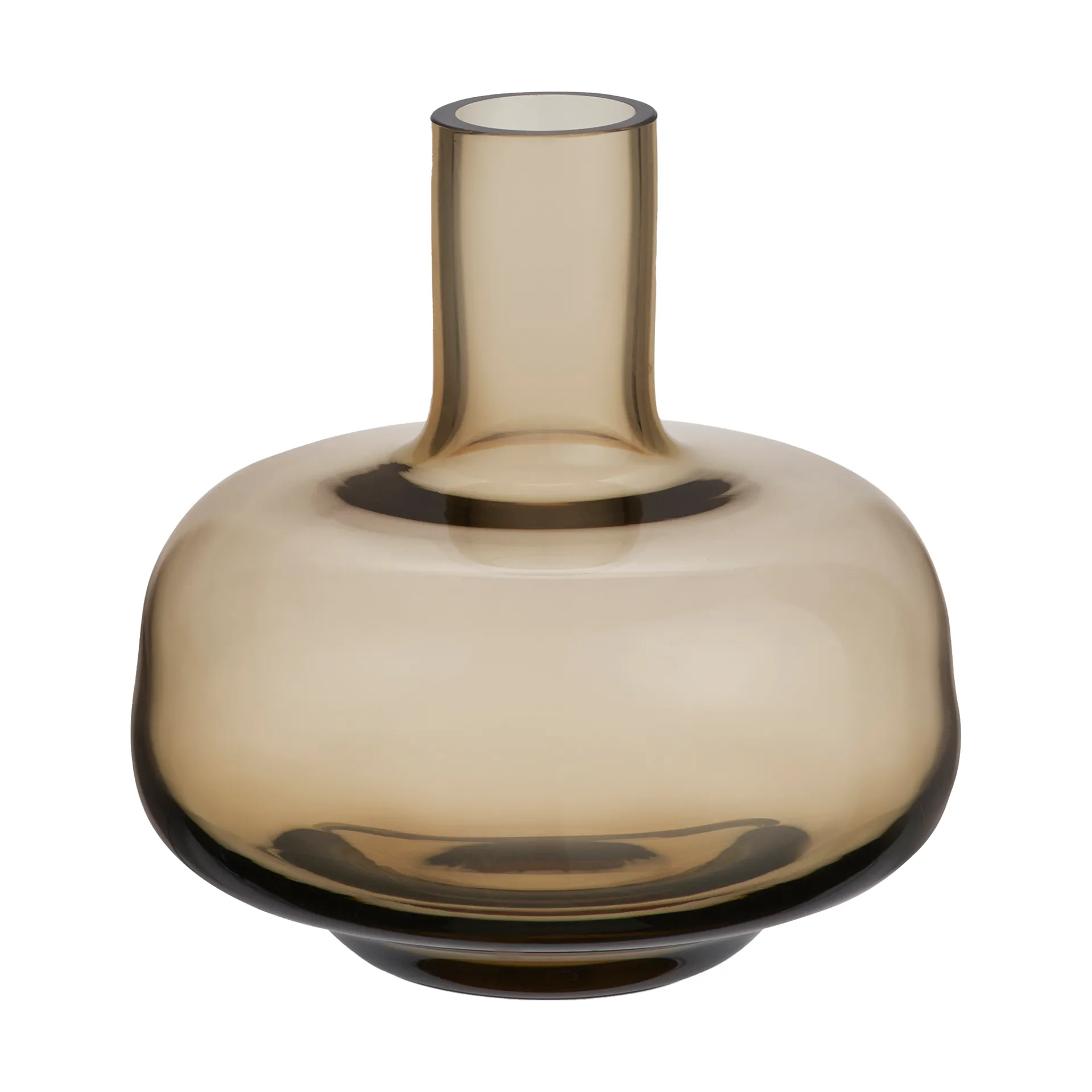 Kappa vase 98 mm, Brown Kosta Boda