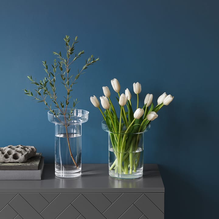 Limelight Rose vase 23 cm, Clear Kosta Boda