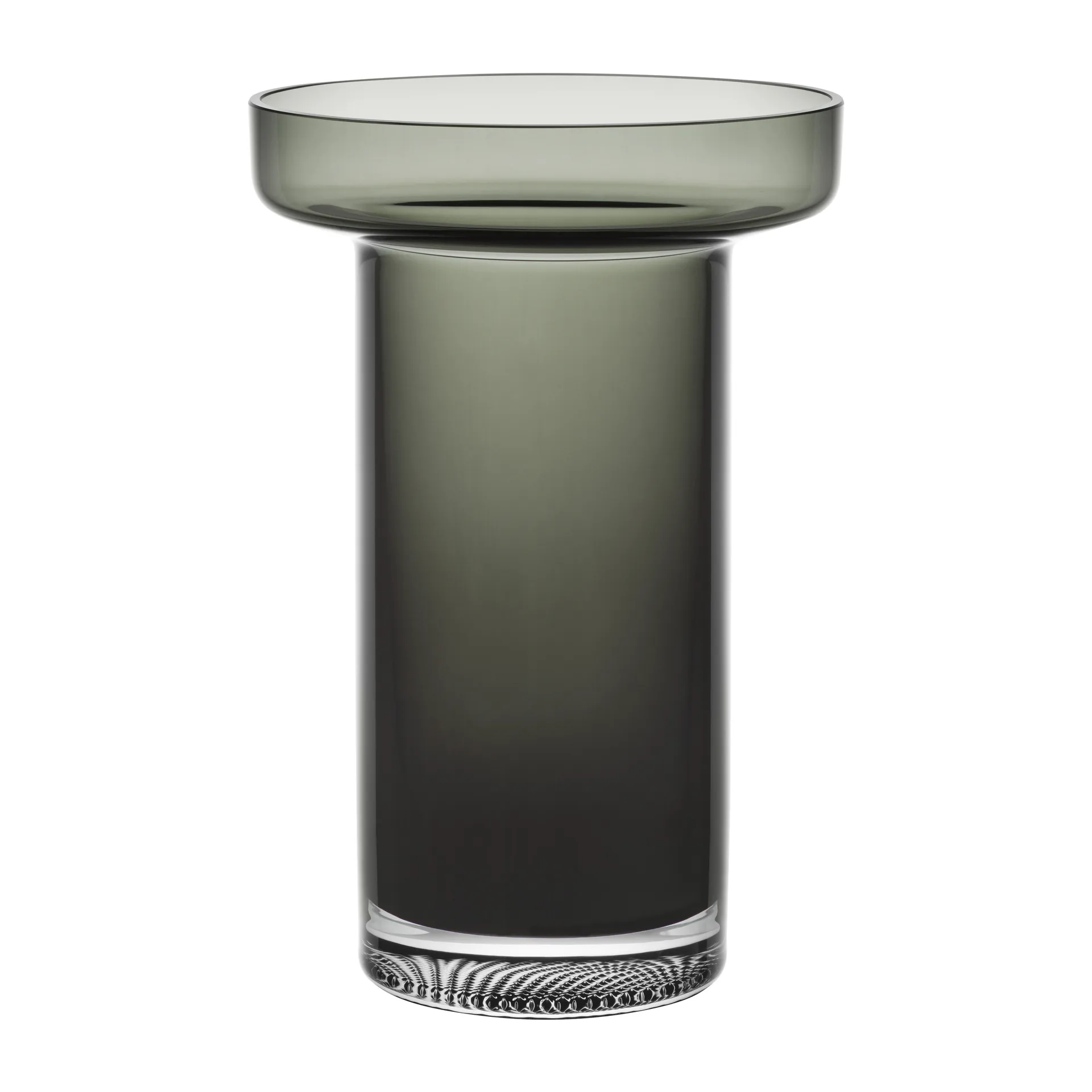 Limelight Rose vase 23 cm, Smoked grey Kosta Boda