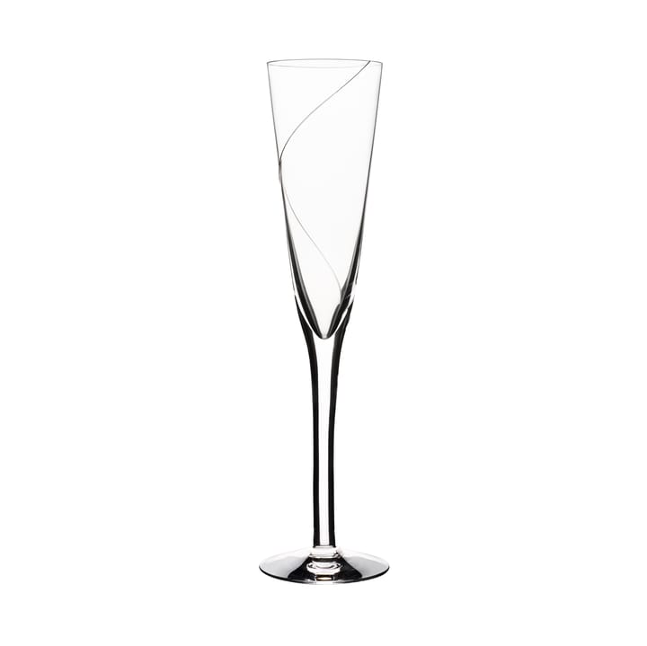 Line champagne glass 15 cl, Clear Kosta Boda