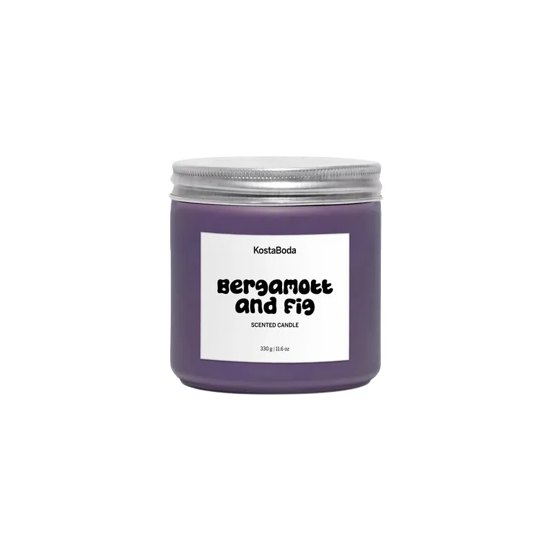 Mind scented candle, Bergamott & Fig, 330 g Kosta Boda Mind scented candle, Bergamott & Fig, 330 g Kosta Boda