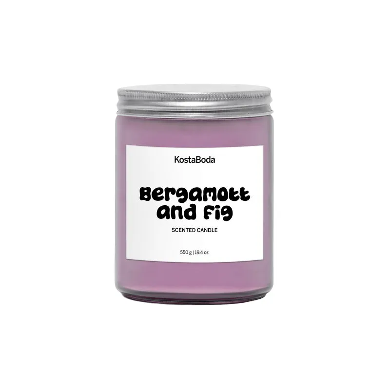 Mind scented candle, Bergamott & Fig, 550 g Kosta Boda Mind scented candle, Bergamott & Fig, 550 g Kosta Boda