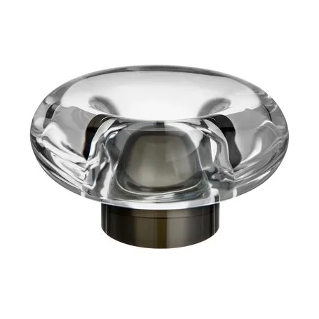 Orion tealight holder Ø11x6,3 cm - Grey - Kosta Boda