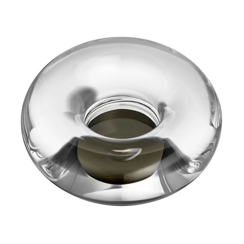 Orion tealight holder Ø11x6,3 cm, Grey Kosta Boda