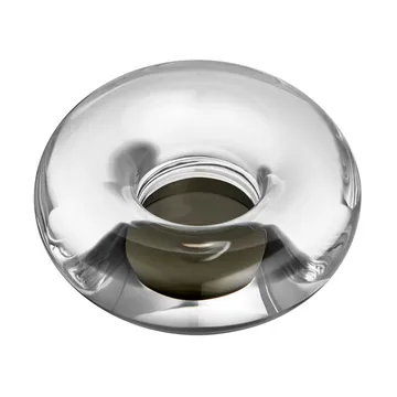 Orion tealight holder Ø11x6,3 cm - Grey - Kosta Boda