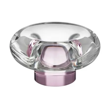 Orion tealight holder Ø11x6,3 cm - Pink - Kosta Boda