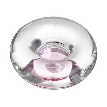 Orion tealight holder 6.3xØ11 cm - Pink - Kosta Boda