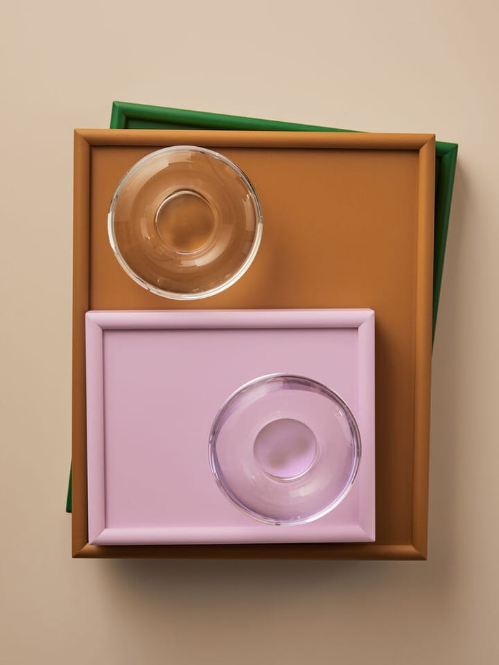 Orion tealight holder 6.3xØ11 cm, Pink Kosta Boda