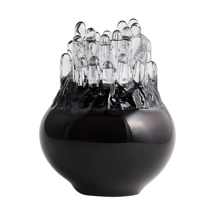 Polar candle holder 190 mm, Black Kosta Boda