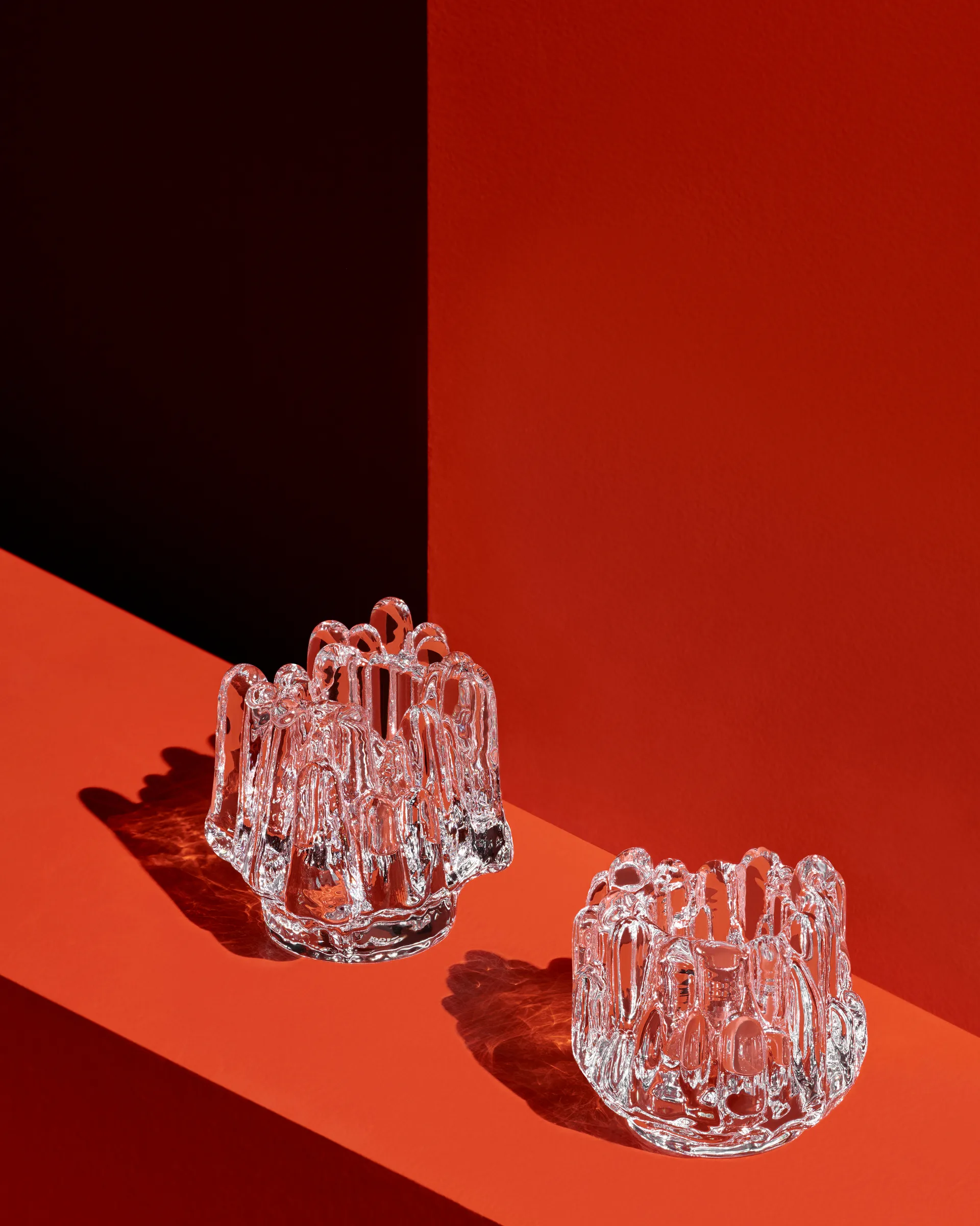 Polar candle holder 86 mm, Clear Kosta Boda