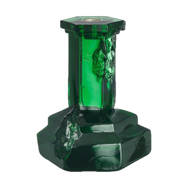 Rocky Baroque candle sticks 175 mm, Emerald green Kosta Boda
