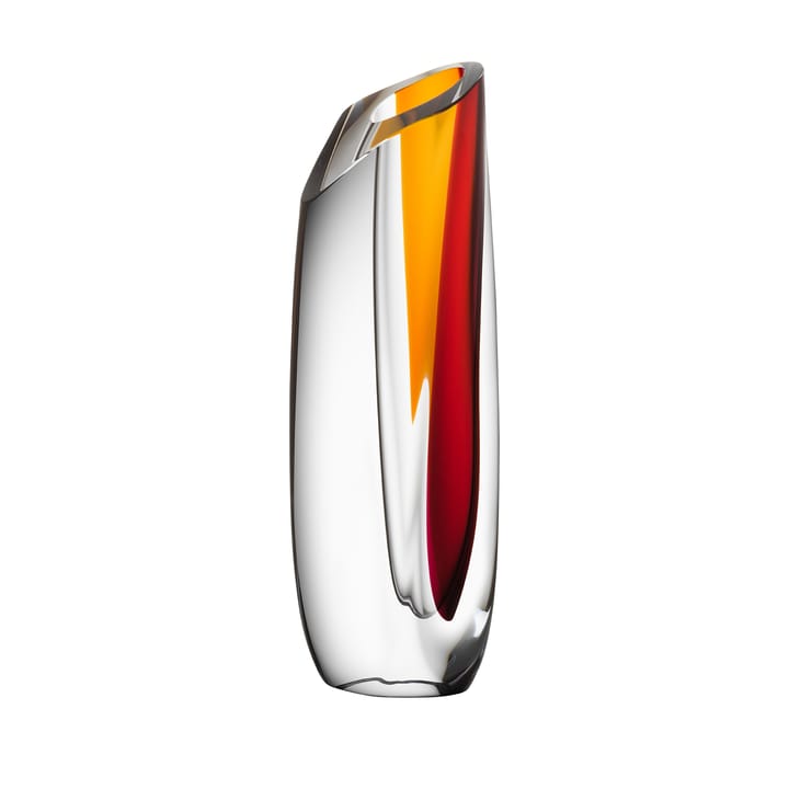 Saraband vase 36 cm, red-orange Kosta Boda