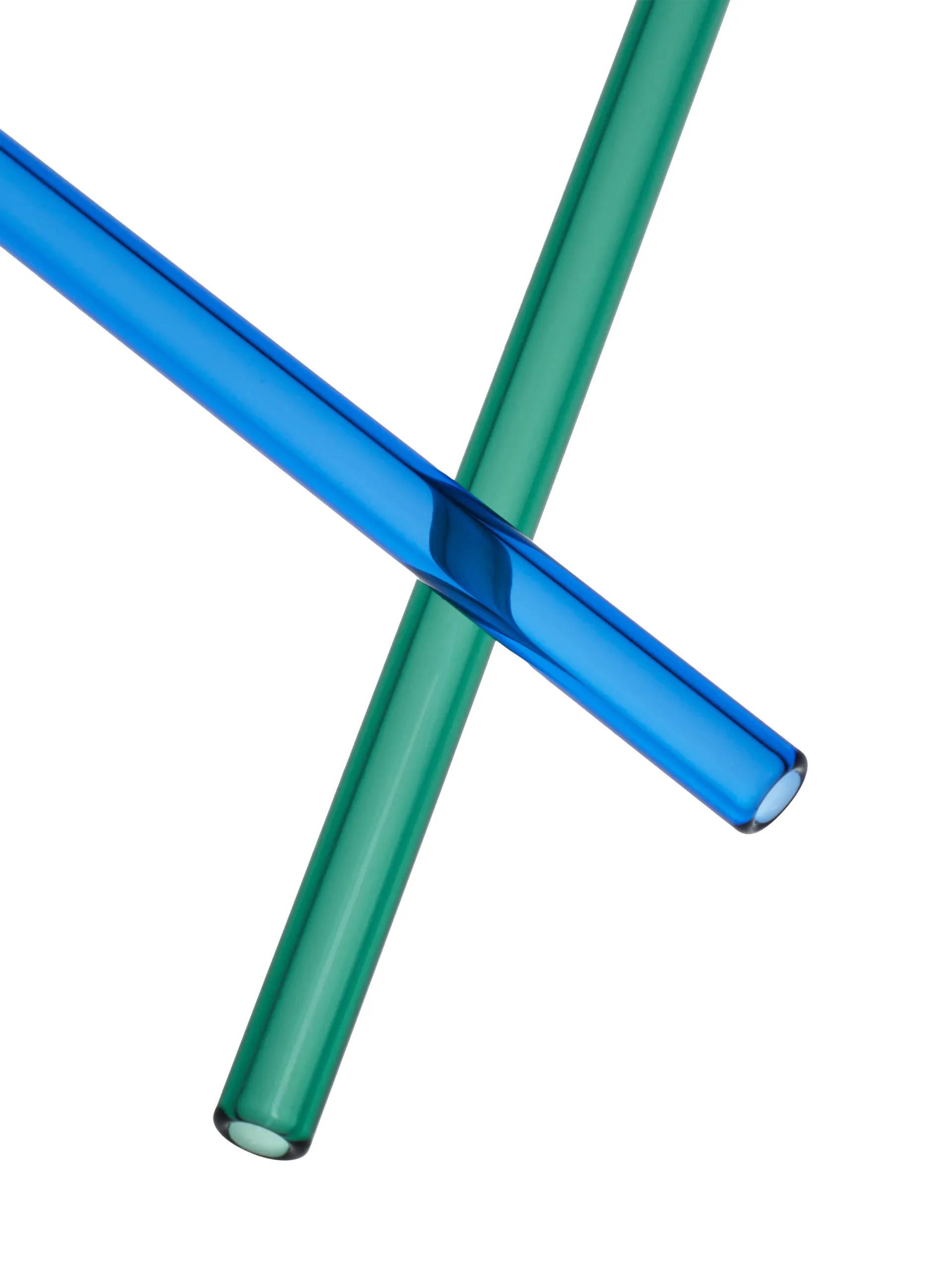 Sipsavor straws 200 mm 2-pack, Blue-green Kosta Boda