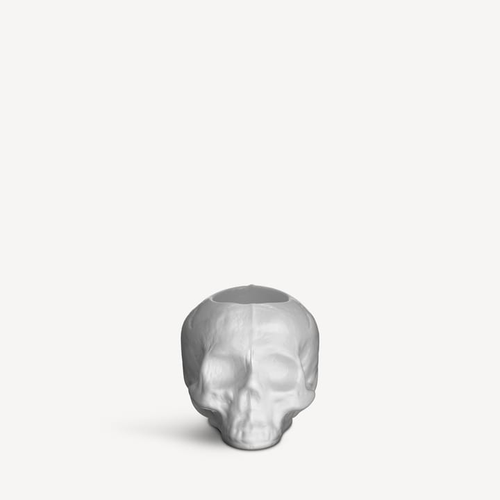 Skull votive 8,5 cm - White - Kosta Boda