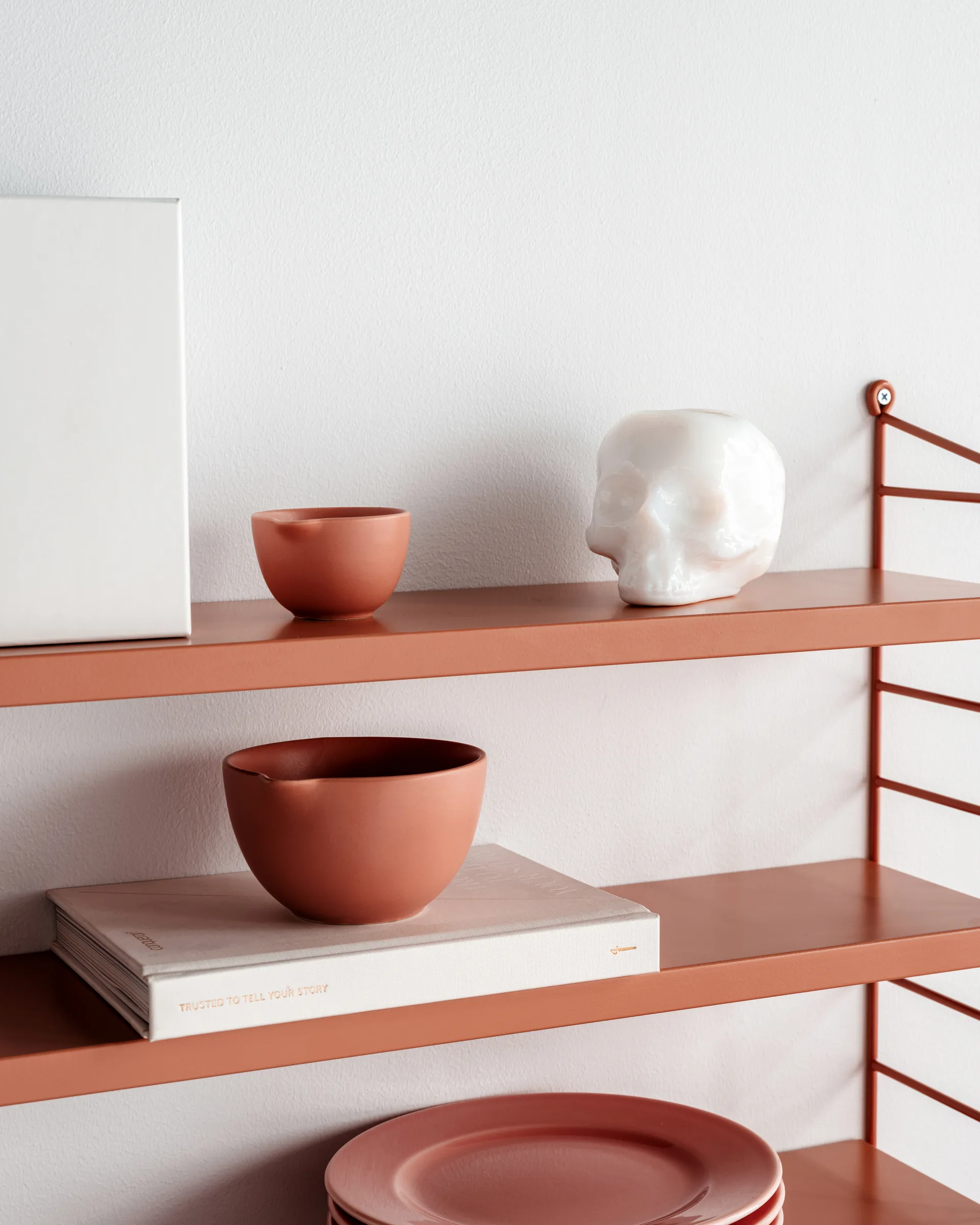 Skull votive 8,5 cm, White Kosta Boda