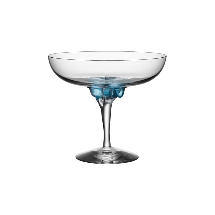 Sugar Dandy coupe glass 32 cl, blue Kosta Boda