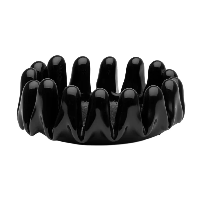 Sunflower bowl, Black, 7.5 cm Kosta Boda