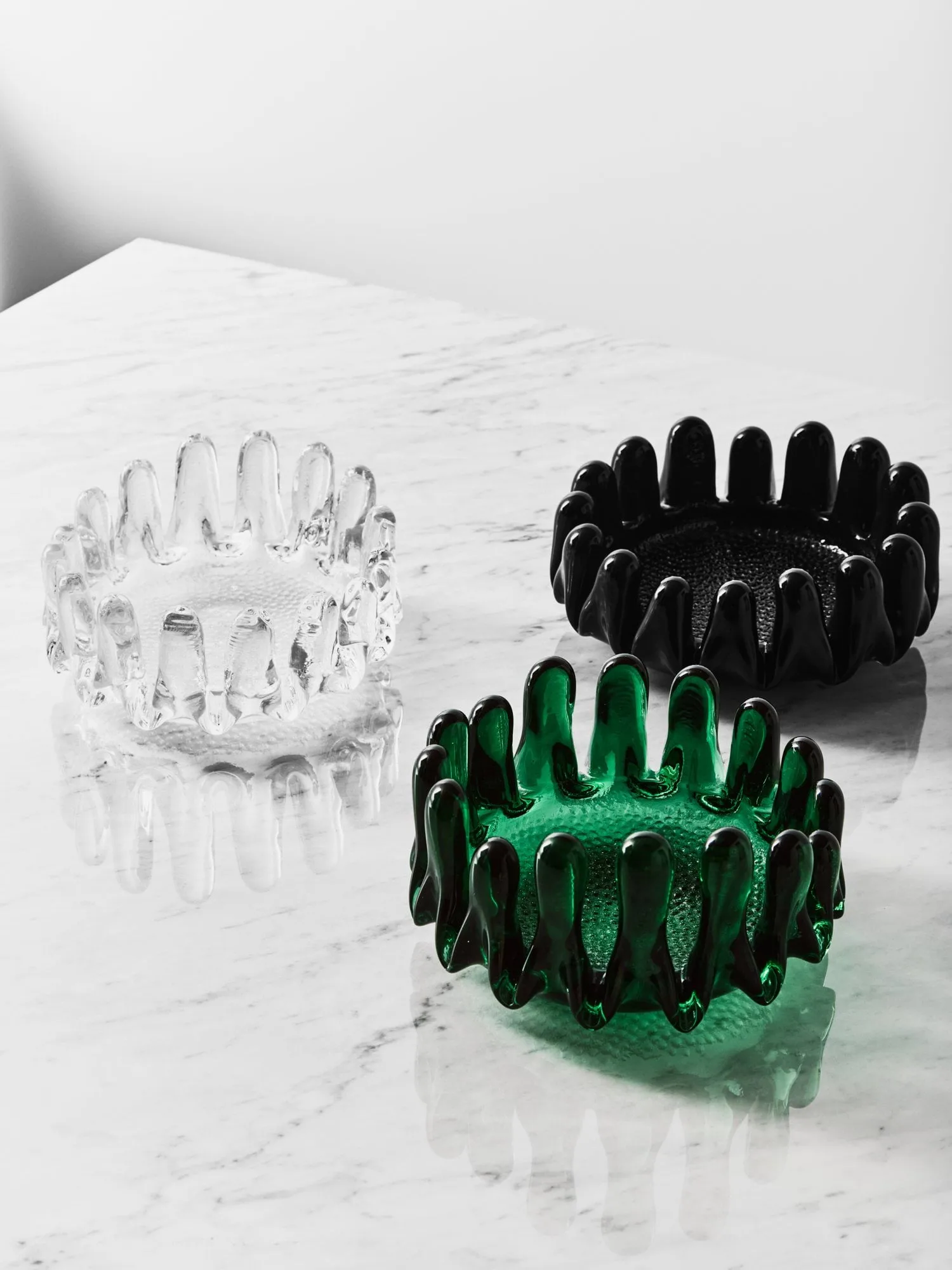 Sunflower bowl, Emerald green, 7.5 cm Kosta Boda