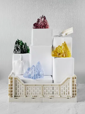 The Rock votive 91 mm - Emerald green - Kosta Boda