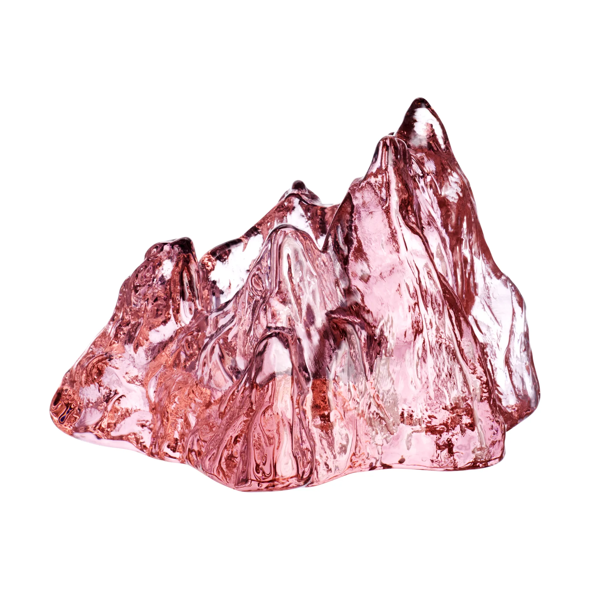 The Rock votive 91 mm, Pink Kosta Boda