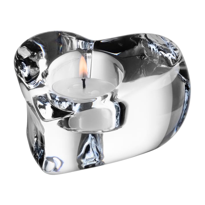 Valentino candle holder, clear Kosta Boda