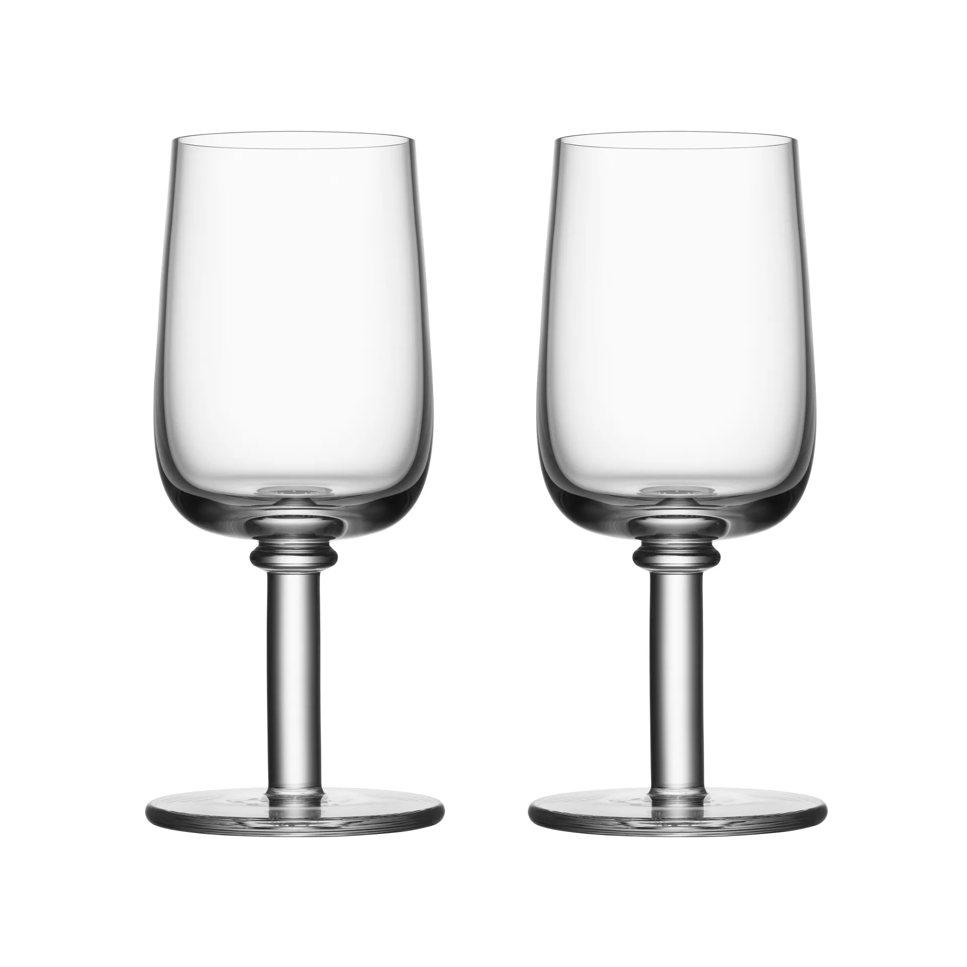 Viva glass on foot 25 cl 2-pack, Clear Kosta Boda