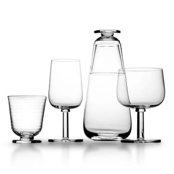 Viva glass on foot 35 cl 2-pack - Clear - Kosta Boda