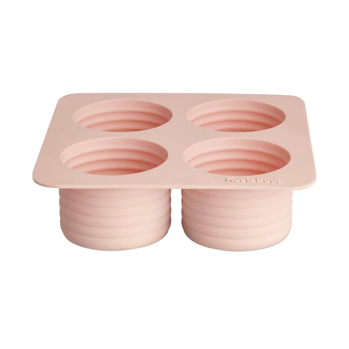 Viva ice cube mold 4 compartments 13 cl - Powder pink - Kosta Boda