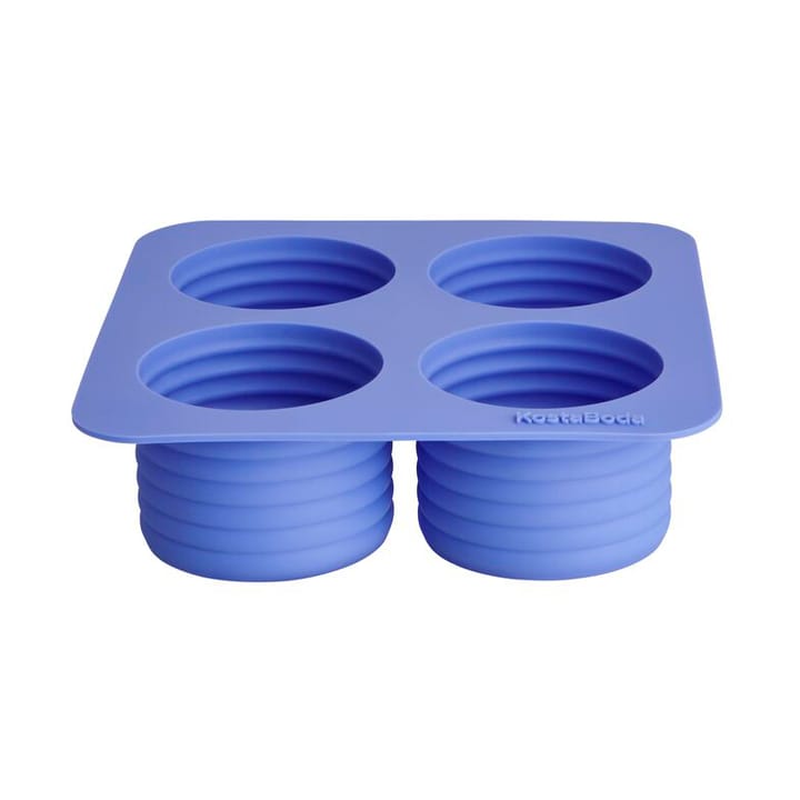 Viva ice cube mold 4 compartments 13 cl - Sea blue - Kosta Boda