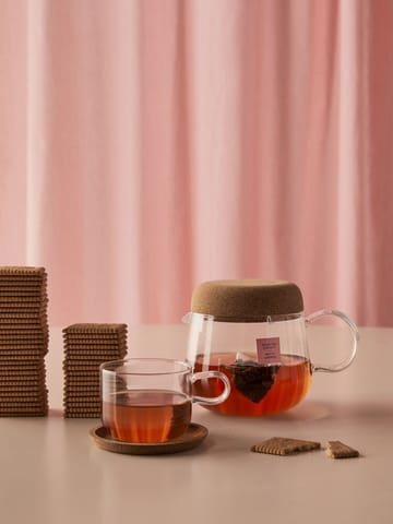 Viva teapot with cork lid 1.2 L - Clear - Kosta Boda
