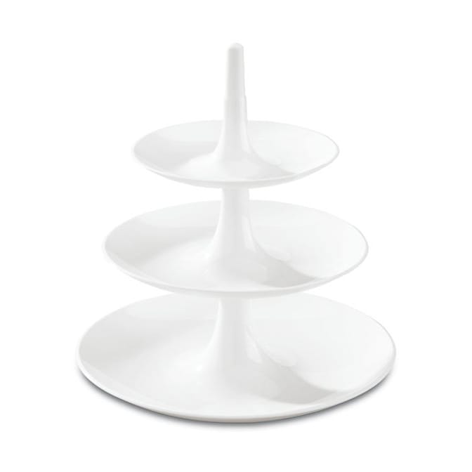 Babell cake stand L, Cotton white Koziol