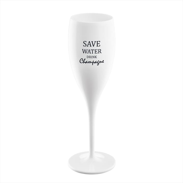 Cheers champagne glasses 10 cl 6-pack - Save water drink champagne - Koziol