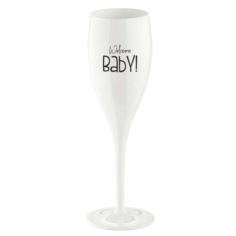Koziol Cheers champagne glasses 10 cl 6-pack Welcome baby