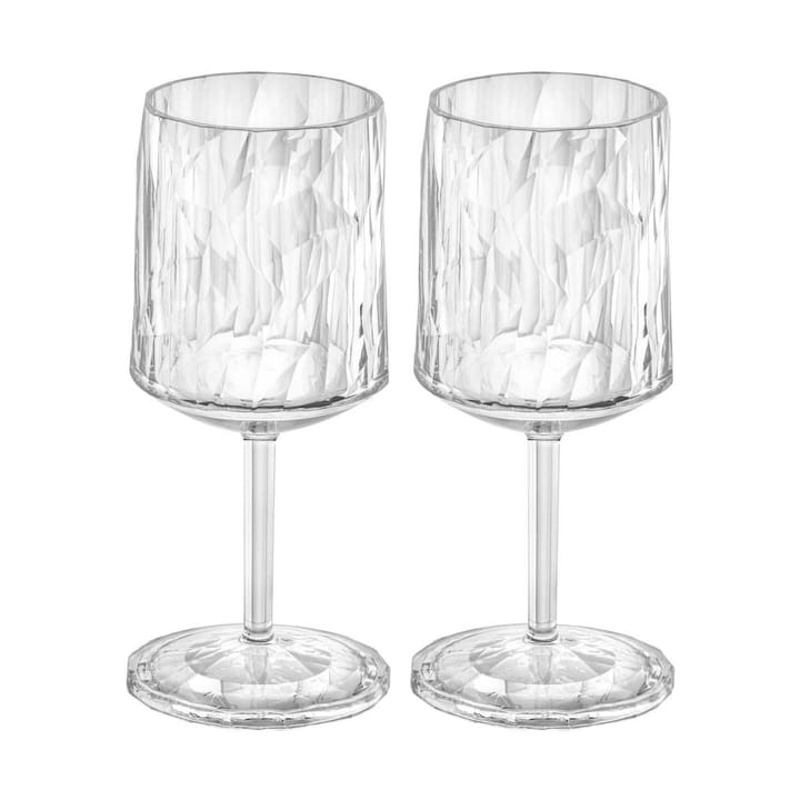 Club No. 9 wine glass plastic 20 cl 2-pack, Crystal clear Koziol