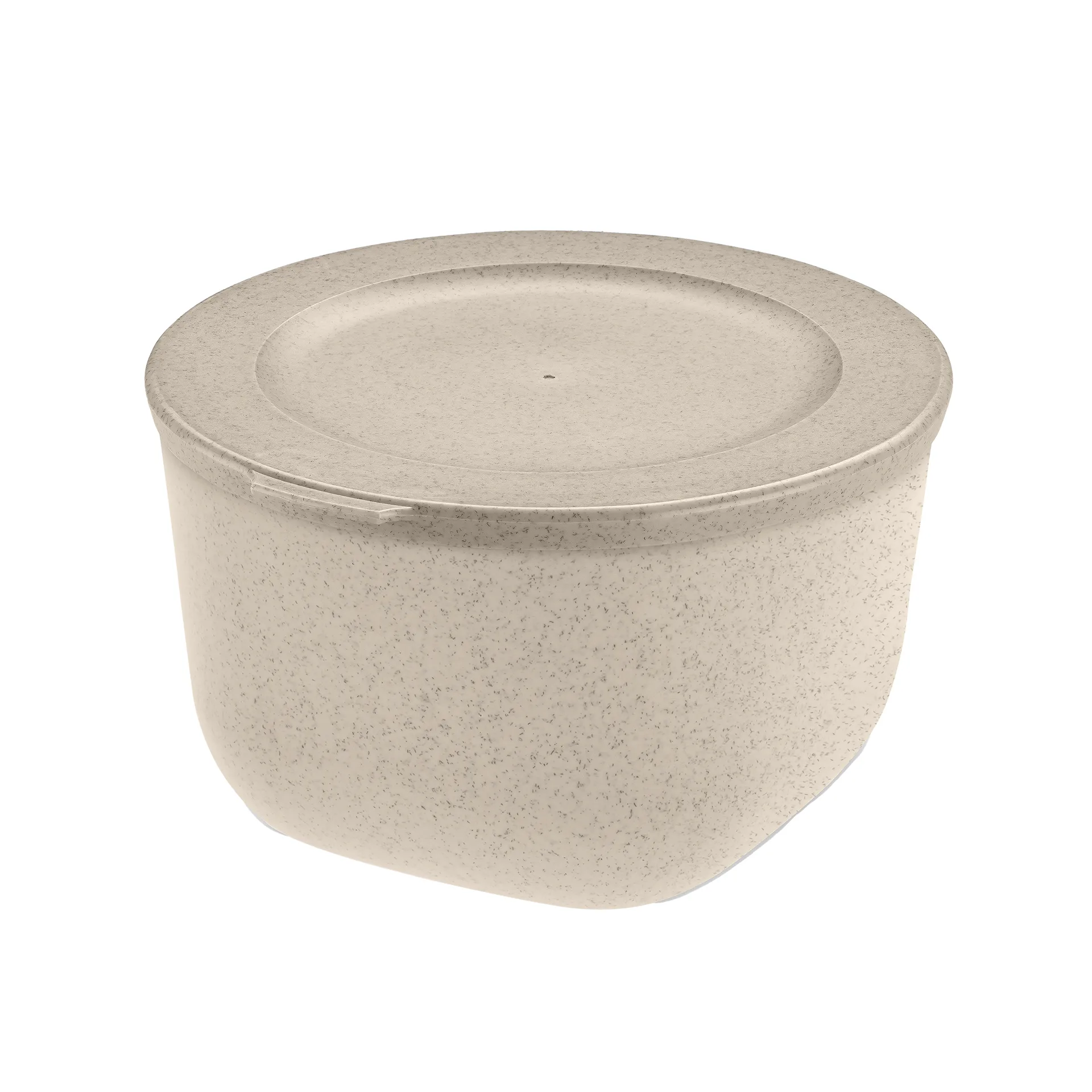 Connect bowl with lid 1 L biocircular thermoplastic, Nature desert sand Koziol