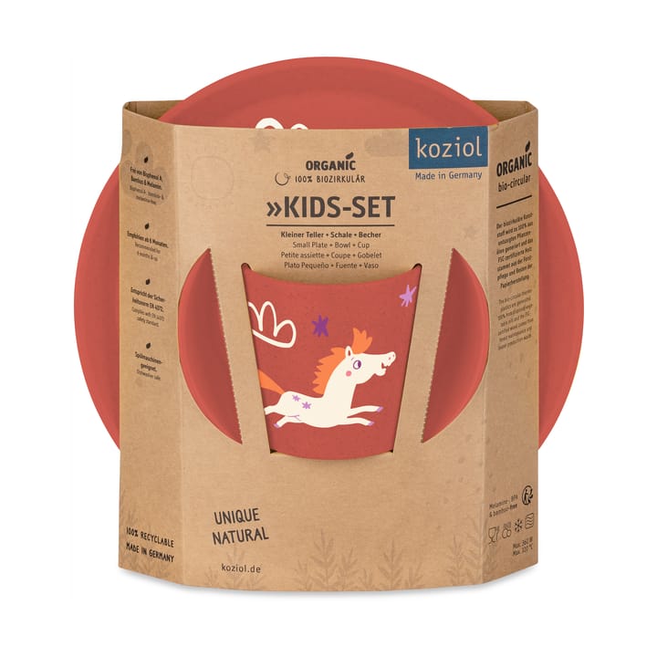 Connect children's dinnerware 3 pieces - Dreams - Koziol