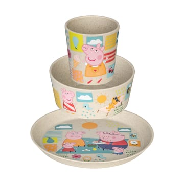 Connect children's dinnerware 3 pieces - Greta Pig - Koziol